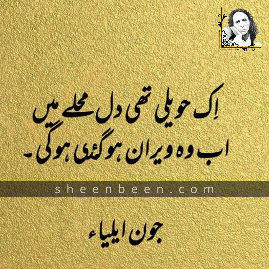 john elia shayari in urdu